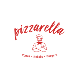 Pizzarella logo.